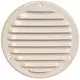 Runt ventilationsgaller av metall Ø 125 mm, beige - MR125Y – RAL1015