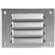 Fyrkantigt ventilationsgaller av metall 140x105 mm rvs - MR14105i