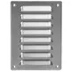 Fyrkantigt ventilationsgaller av metall 140x190 mm aluminium - MR1419Al