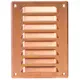 Fyrkantigt ventilationsgaller av metall 140x190 mm koppar - MR1419Cu