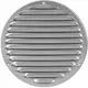Runt ventilationsgaller av metall Ø 200 mm, grått - MR200P – RAL9006