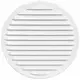 Runt ventilationsgaller av metall Ø 200 mm, vit  - MR200 - RAL9016