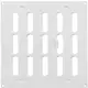 Justerbart metallgaller 200x200, vit  - MR2020R - RAL9016