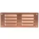 Fyrkantigt ventilationsgaller av metall 260x105 mm koppar - MR26105Cu