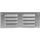 Fyrkantigt ventilationsgaller av metall 260x105 mm rvs - MR26105i
