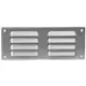 Fyrkantigt ventilationsgaller av metall 260x105 mm zink - MR26105Zn