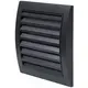 Väggaller 150x150 mm antracit - N10A