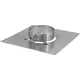 Takplatta diameter 600 mm med fäste I304 (D1,5)