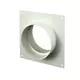 Rund väggplatta av plast, diameter: 125 mm - AFS125