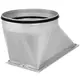 Ruck® övergångskanal/rör - 500x200 - Ø 315 med gummitätning - UKR 1050 315