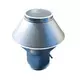Deflektorkåpa rund 250 mm (RVS/INOX)