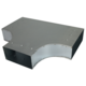 T-stycke 90 grader 220x80 mm - 220x80 mm till galvaniserad rektangulär ventilationskanal