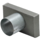 Thermoduct slutlock 220x80 mm med anslutning diameter 80 mm