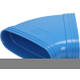 Wavin Ventiza Böj 45 grader PVC oval 195x80 mm horisontell M/M
