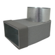 Thermoduct lepe hörnstycke enkel symmetriskt 220x80 mm till diameter 160 mm