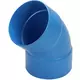 Wavin Ventiza 45 grader böj PVC rund med diameter 125 mm M/M