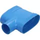 Wavin Ventiza T-stycke PVC oval 195x80 mm M/M/M