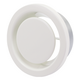 Ventilationsavgasventil 160 mm med metallfjädrar - EAV-C160 RAL9010