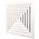 Spaltdiffusor med 4-sidig luftfördelning MDCD4-300/445 - RAL9016