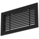 Gallerdurk av aluminium - med friktionsfjädrar - 600x150 mm - RAL 9005