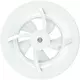 Solara badrumsfläkt med värmeväxlare - 100 mm diameter - matt vit