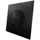 Virveldon fasta blad 400 mm kvadrat - SWS 400 RAL 9005 30% glans