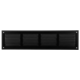 Väggdiffusor 300x100mm aluminium - RAL9005 30% glans