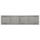 Vägggaller 300x100mm aluminium - obehandlad