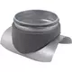 Thermoduct rund anslutning (nippel) 125 mm - 125 mm (90 grader)