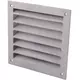 Ytterväggsgaller aluminium 150x150 mm - Aluminium