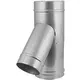 DW diameter 150 mm (150/200) T-stycke T135 EW I316L/I304 (D0,5/0,6)
