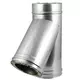 DW diameter 200 mm (200/250)) T-stycke T135 I316L/I304 (D0,5/0,6)