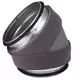 Thermoduct isolerad armbåge 45 grader diameter 250 mm