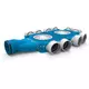 Vent-Axia Uniflexplus kompositfördelare 10 x Ø 90 mm med horisontell tapp Ø 125 mm