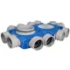 Vent-Axia Uniflexplus fläkt fördelningslåda 12x Ø 90 mm med tapp Ø 125 mm.