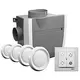 Vasco C400 Basic RF LE Package 400 m³/h + fuktsensor + RFT-styrning + 4 ventiler