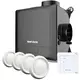 Vent-Axia Multihome AEC advance Package 368 m³/h Bluetooth + CO2-sensor + fuktsensor + RFT-styrbatteri + 4 ventiler - euro-kontakt