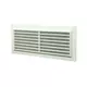Rektangulärt ventilationsgaller med galler 130x300, vit  - VR1330