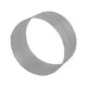 Anslutningshylsa till spiralformade beslag Ø 80 mm verz.) RAL7035