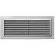 Rektangulärt ventilationsgaller med galler 130x300, grått - VR1330P