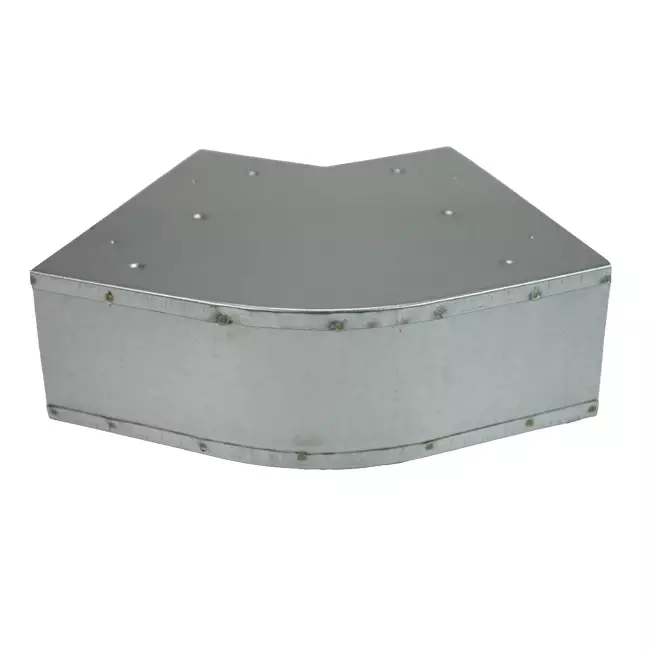 Böj 45 grader 170x80 mm horisontellt för kanalisation
