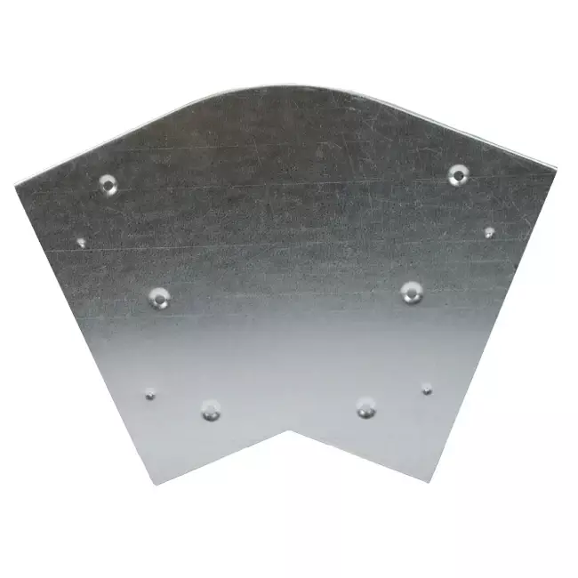 Böj 45 grader 170x80 mm horisontellt för kanalisation