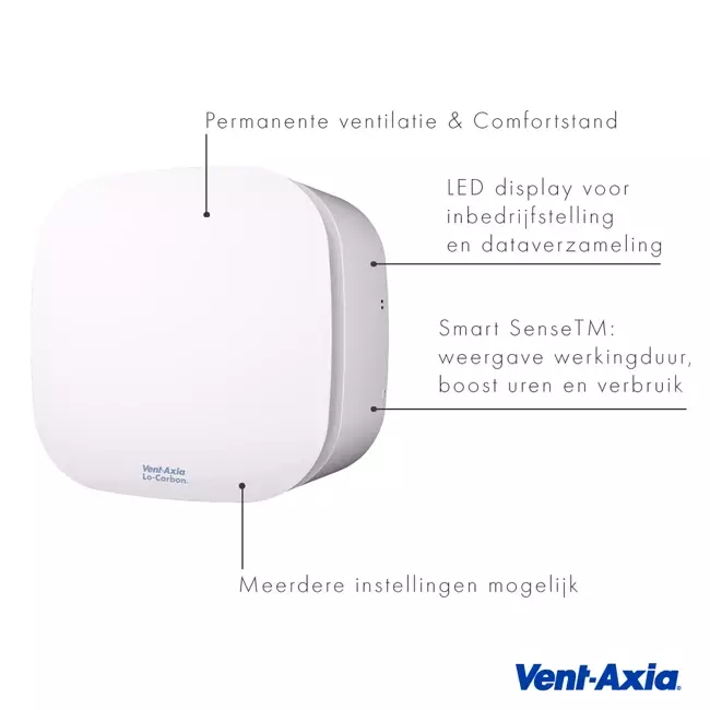 Vent-Axia badrums- och köksfläkt 100mm - SCOPE