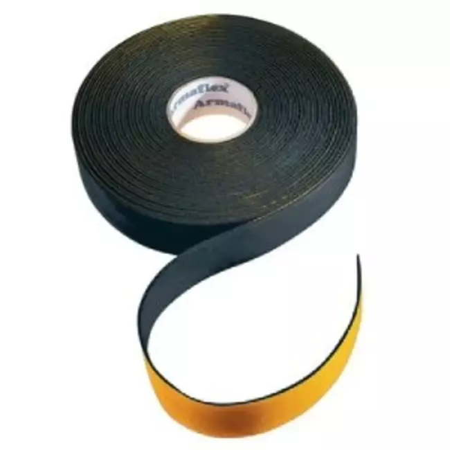 Isoleringstejp neutral 50 mm - svart (rulle 15m)