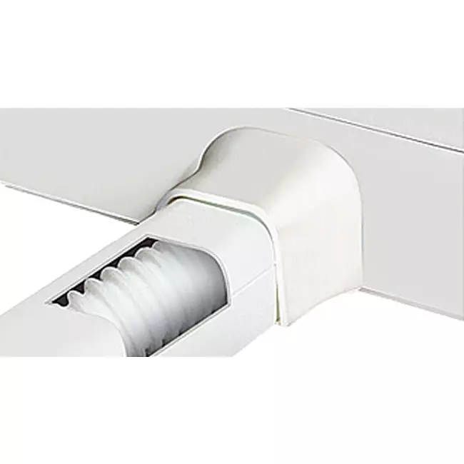 Climaplus luftkonditioneringskanal Kanalanslutning 3530 RAL 9010 VIT