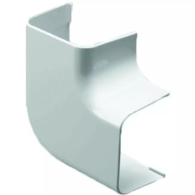 Climaplus luftkonditioneringskanal Platt 90x65mm RAL 9010 VIT