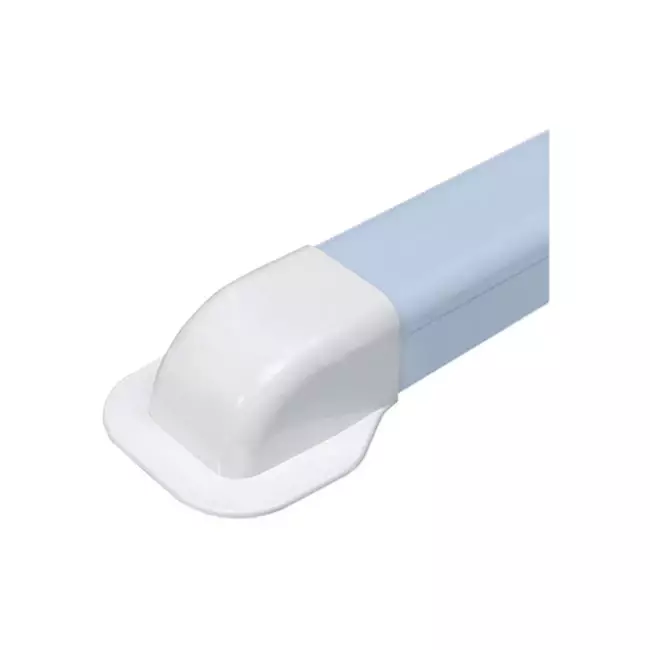 Climaplus luftkonditioneringskanal Vägglock 125x75mm RAL 9010 VIT