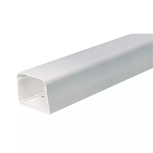 Climaplus luftkonditioneringskanal 1,5m kanal 90x65mm RAL 9010 VIT