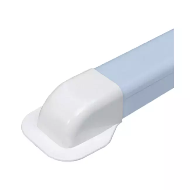 Climaplus vägglock för luftkonditioneringskanal 90x65mm RAL 9010 VIT