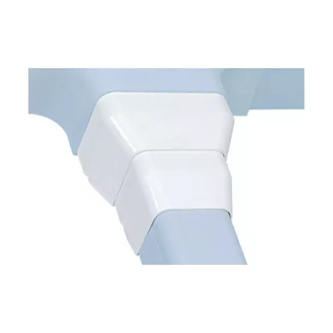 Climaplus luftkonditioneringskanal Rutt 90x65 - 70x55mm RAL 9010 VIT
